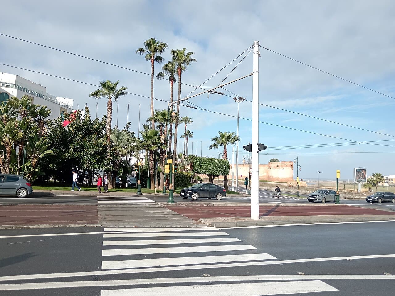 Boulevard urbain et littoral de Rabat
